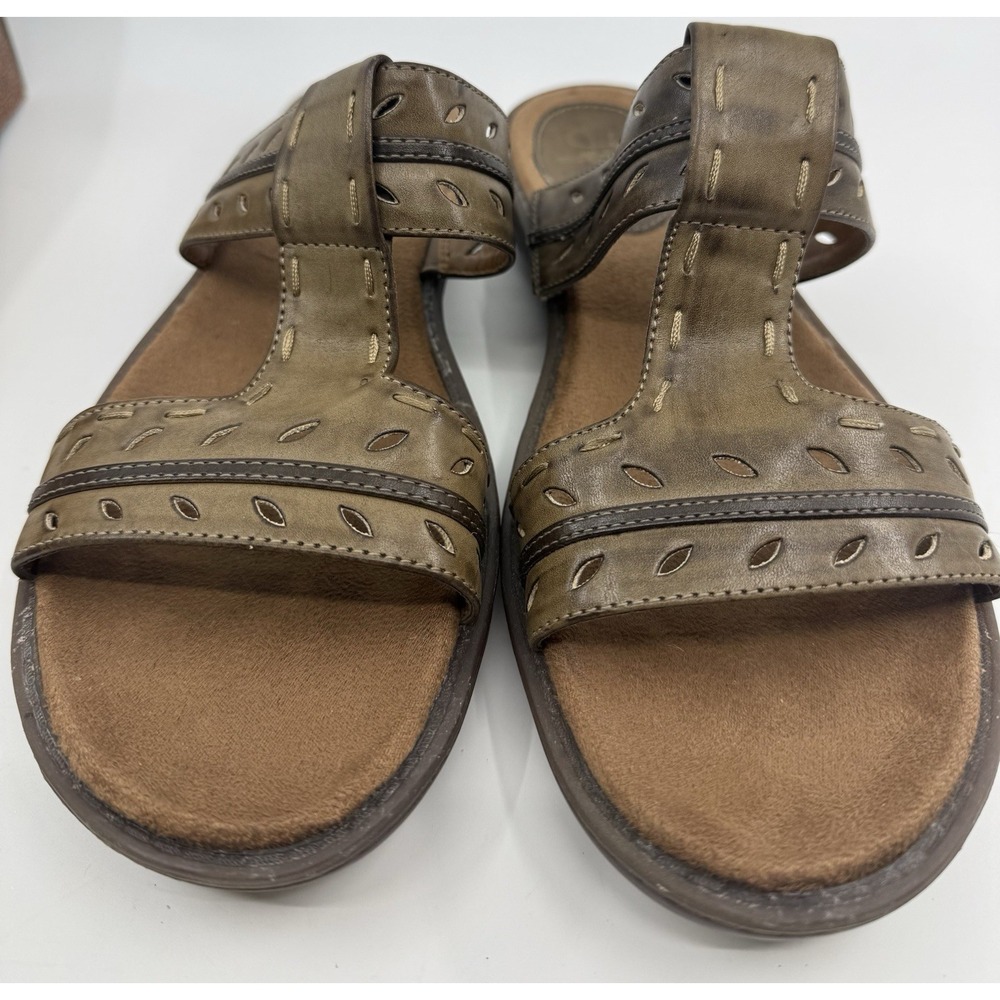 LifeStride Women's Brown Hickory Edgewood Sandal‎ Size 8M Shoe Summer